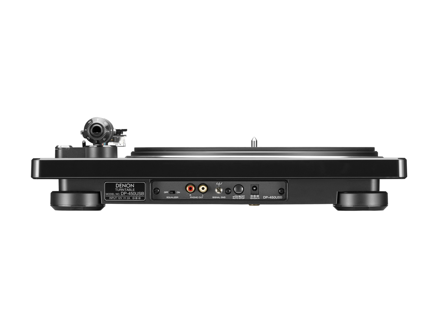 Denon DP-450USB - Semi-Automatic Premium belt-driven Hi-Fi Turntable with USB