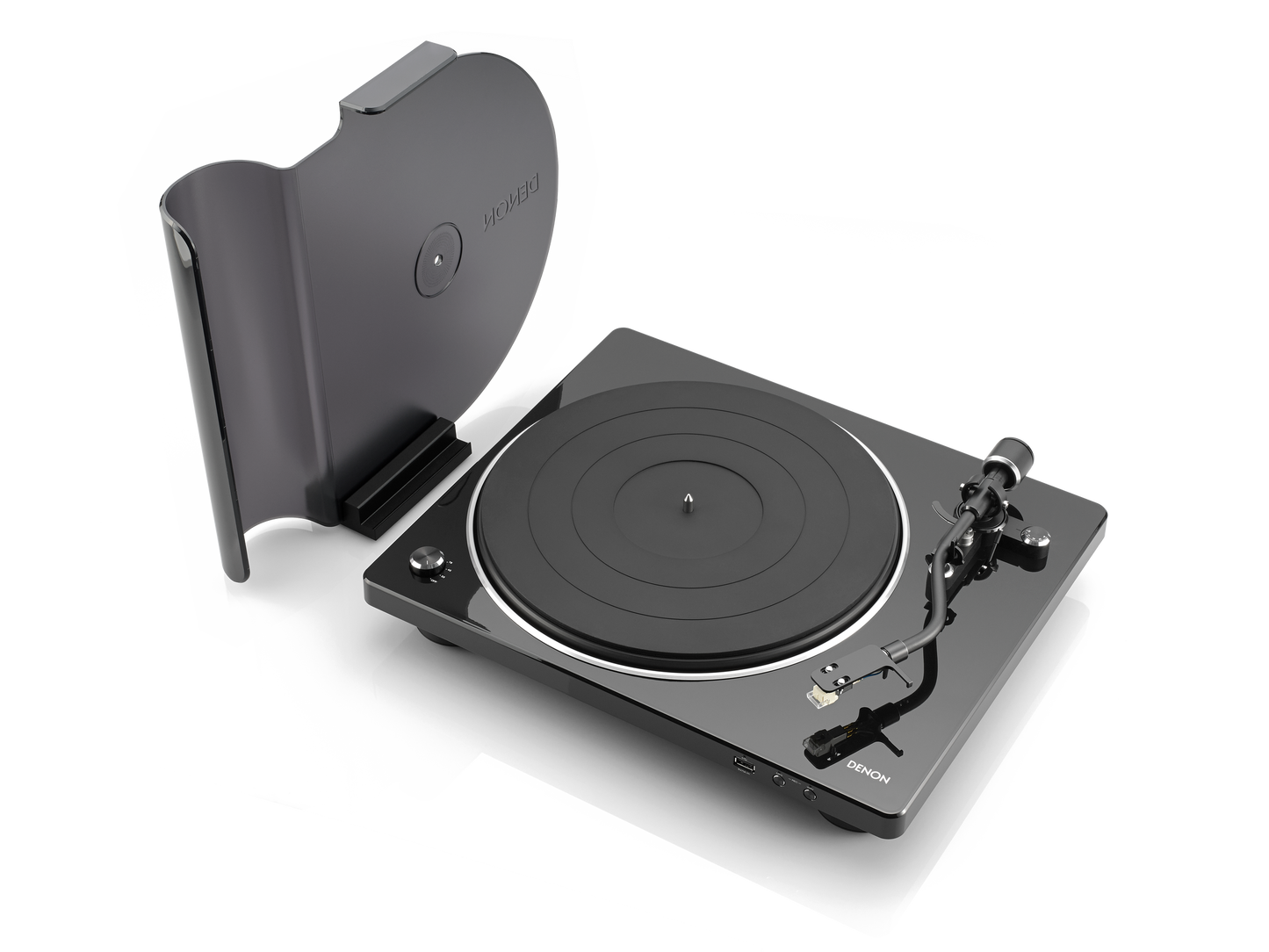 Denon DP-450USB - Semi-Automatic Premium belt-driven Hi-Fi Turntable with USB