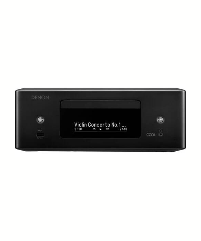 Denon CEOL RCD-N12 Mini all-in-one Hi-Fi system with CD player, radio, and HEOS? Built-in