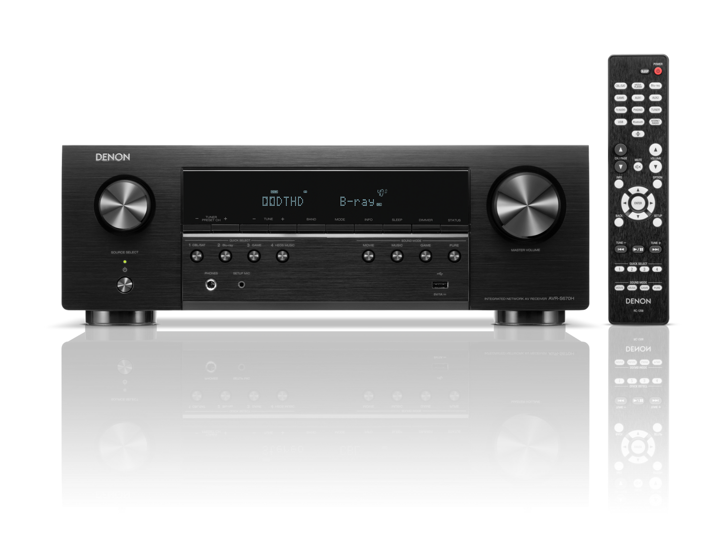 Denon AVR-S670H - 5.2 Channel Network 8K AV Receiver