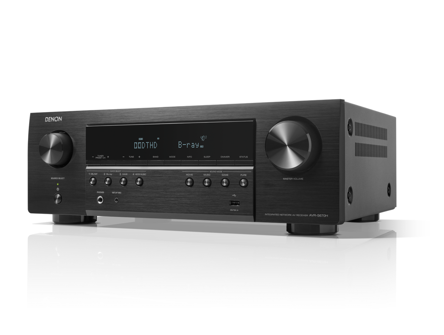 Denon AVR-S670H - 5.2 Channel Network 8K AV Receiver