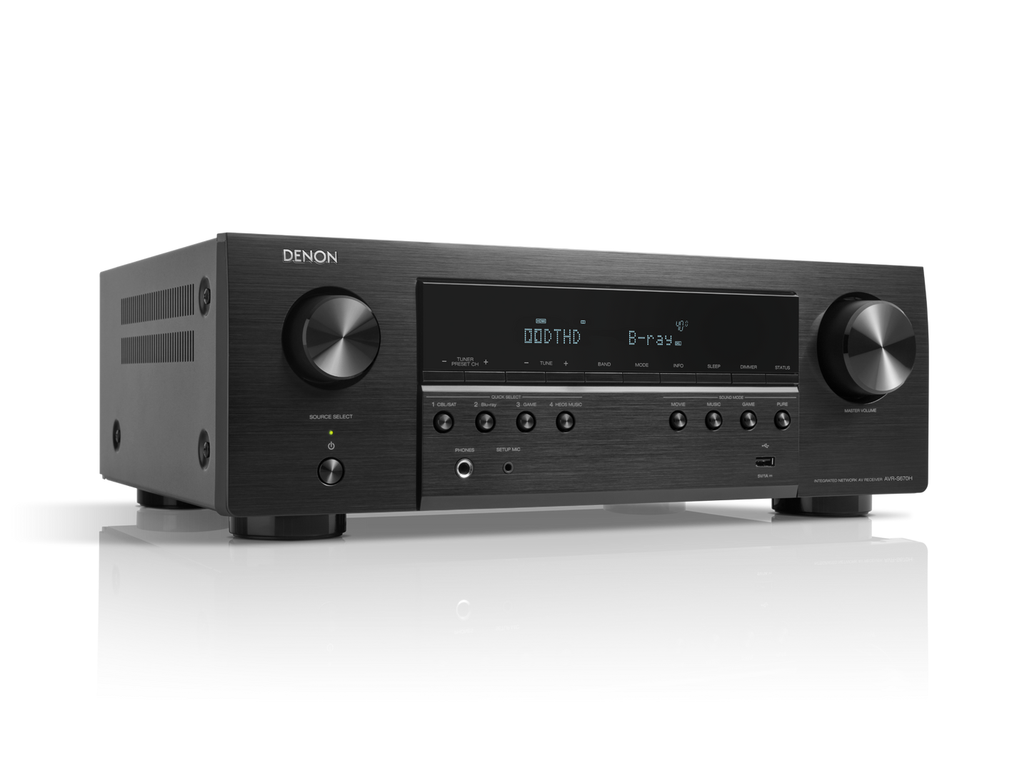 Denon AVR-S670H - 5.2 Channel Network 8K AV Receiver