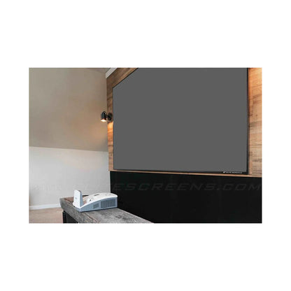 Elite Screens AR100H-CLR Aeon CLR - 100 Inches CineGrey Edge Free Ceiling Light Rejecting Ultra Short Throw Fixed Frame Projection Screen