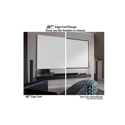 Elite Screens AR120WH2 Aeon Series - 120 Inches CineWhite Edge Free/Edgeless Fixed Frame Projection Screen