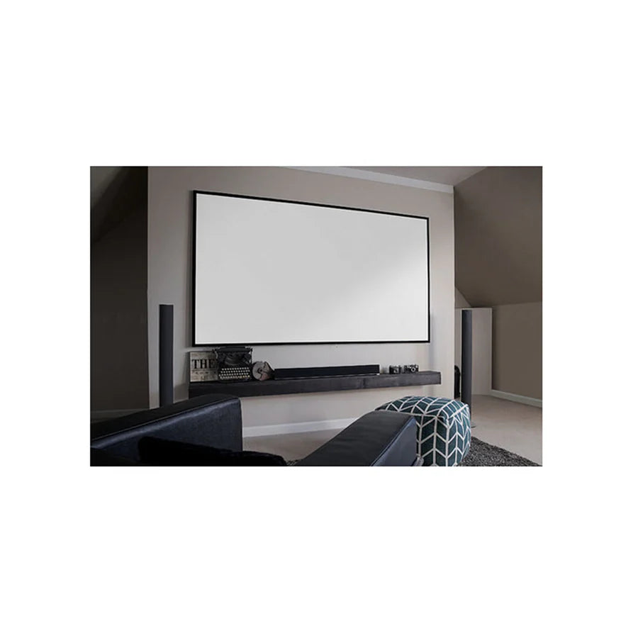 Elite Screens AR165WH2 Aeon Series - 165 Inches CineWhite Edge Free/Edgeless Fixed Frame Projection Screen