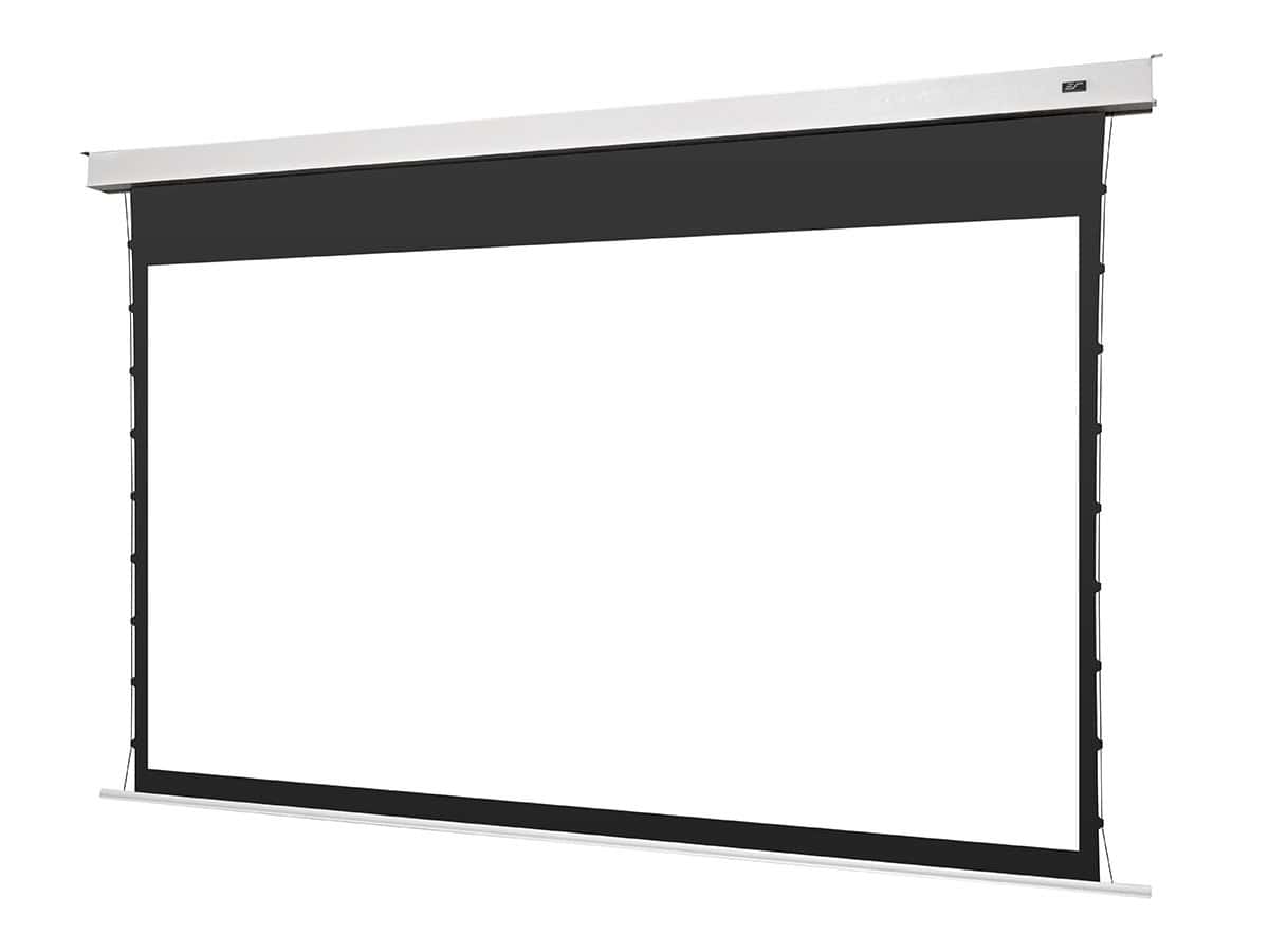 Elite Screens In-Ceiling recessed projection screen Evanesce Tab-Tension B Series