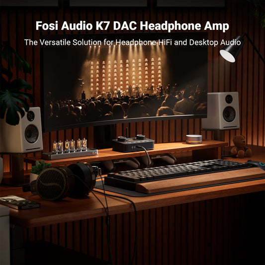 Fosi Audio K7 Desktop DAC Headphone Amp