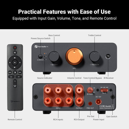 Fosi Audio P4 Mini Preamplifier