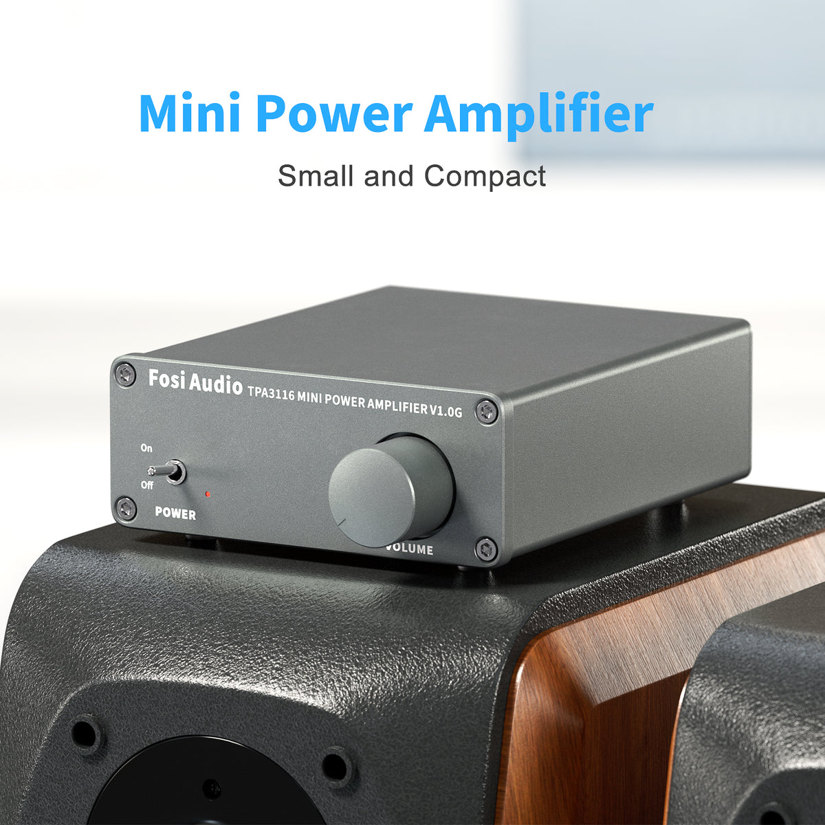 Fosi Audio V1.0G Mini Stereo Audio Amplifier