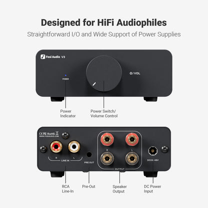 Fosi Audio V3 Mini Stereo Amplifier
