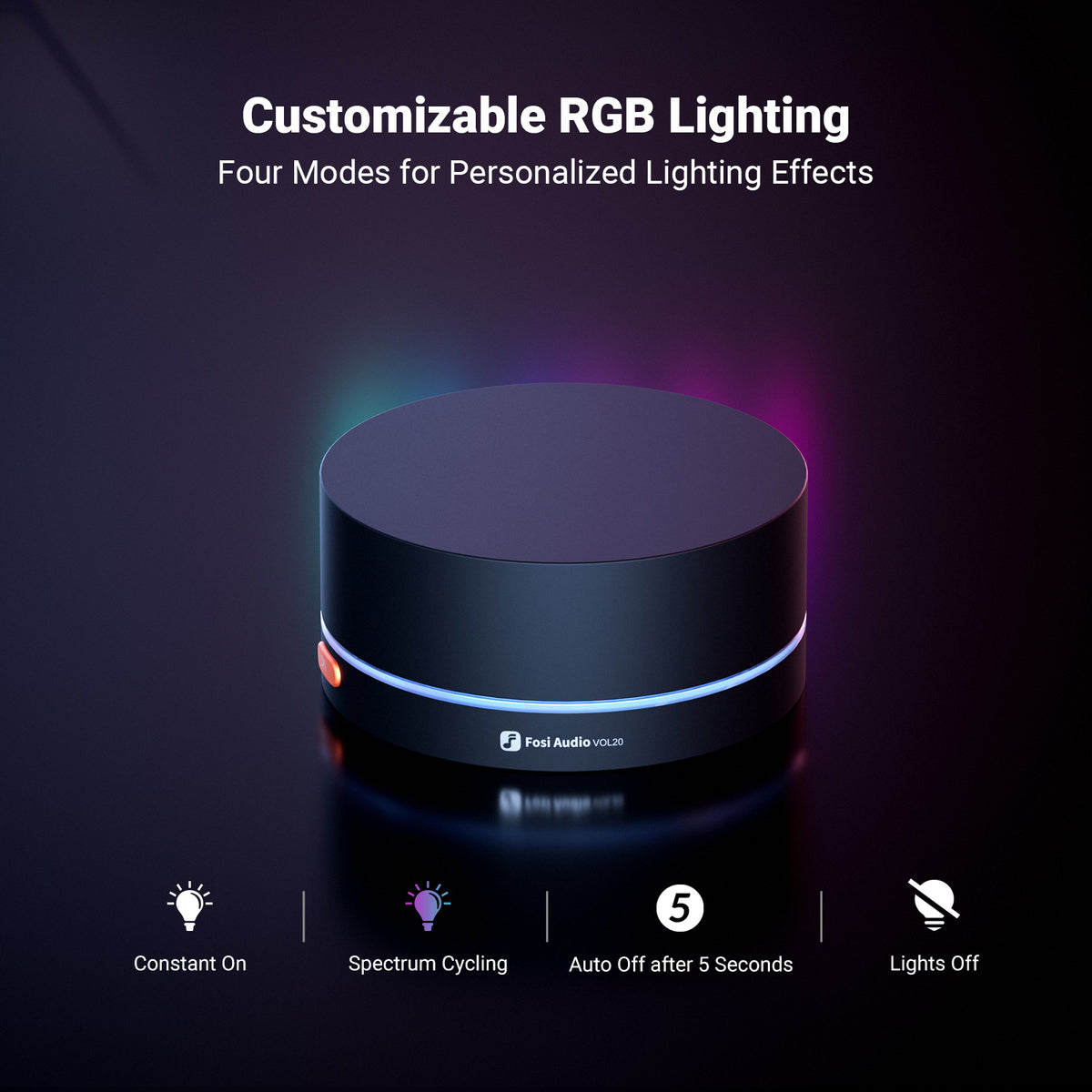 Fosi Audio VOL20 Bluetooth Volume Control Knob