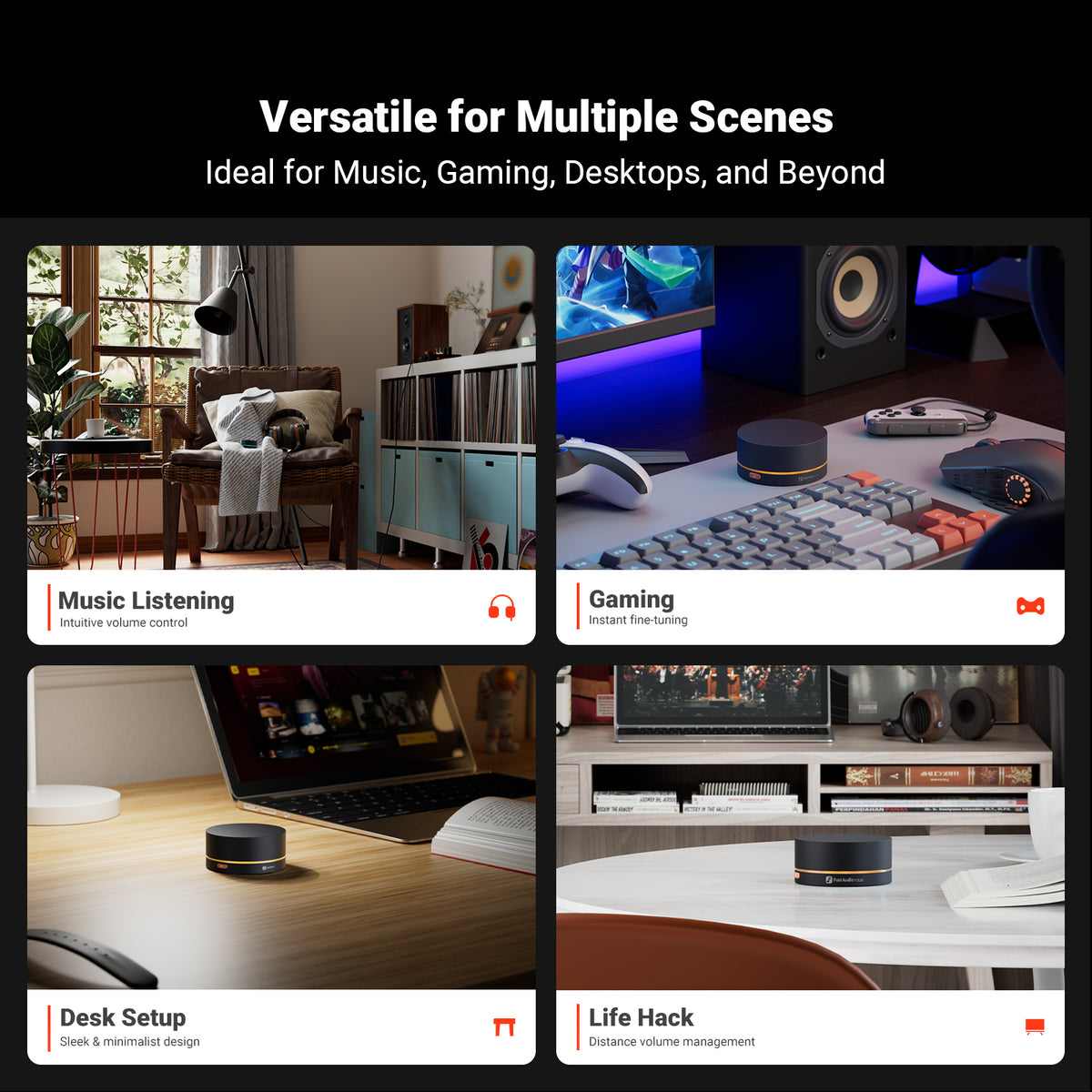 Fosi Audio VOL20 Bluetooth Volume Control Knob