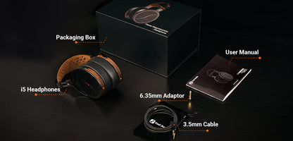 Fosi Audio i5 Open-Back Planar Magnetic Headphones