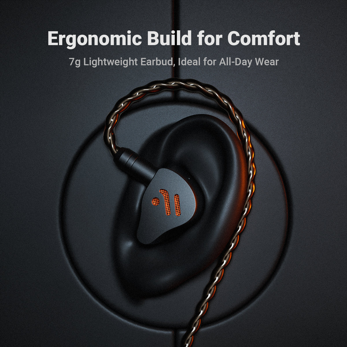 Fosi Audio IM4 Open-Back Wired Earbuds
