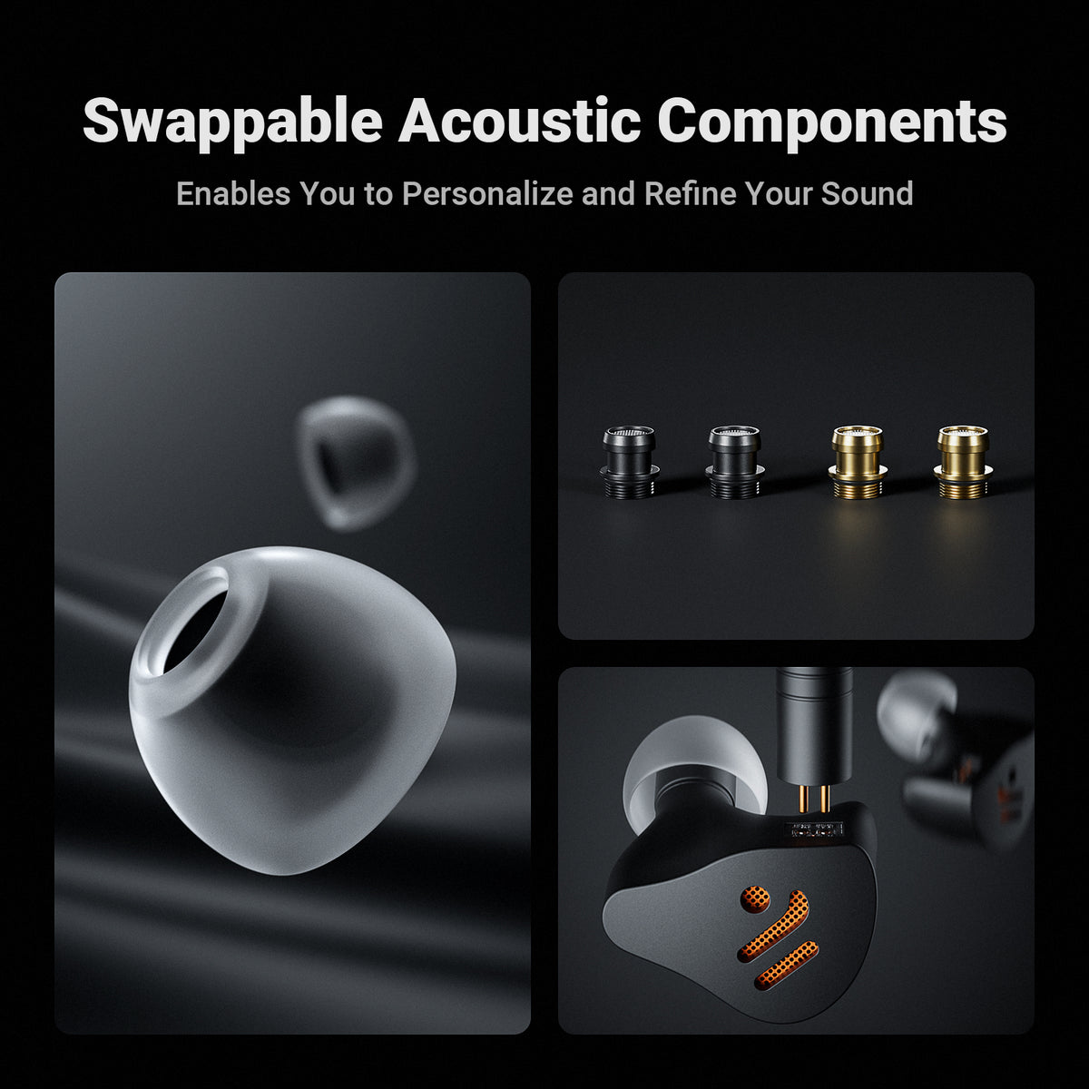Fosi Audio IM4 Open-Back Wired Earbuds