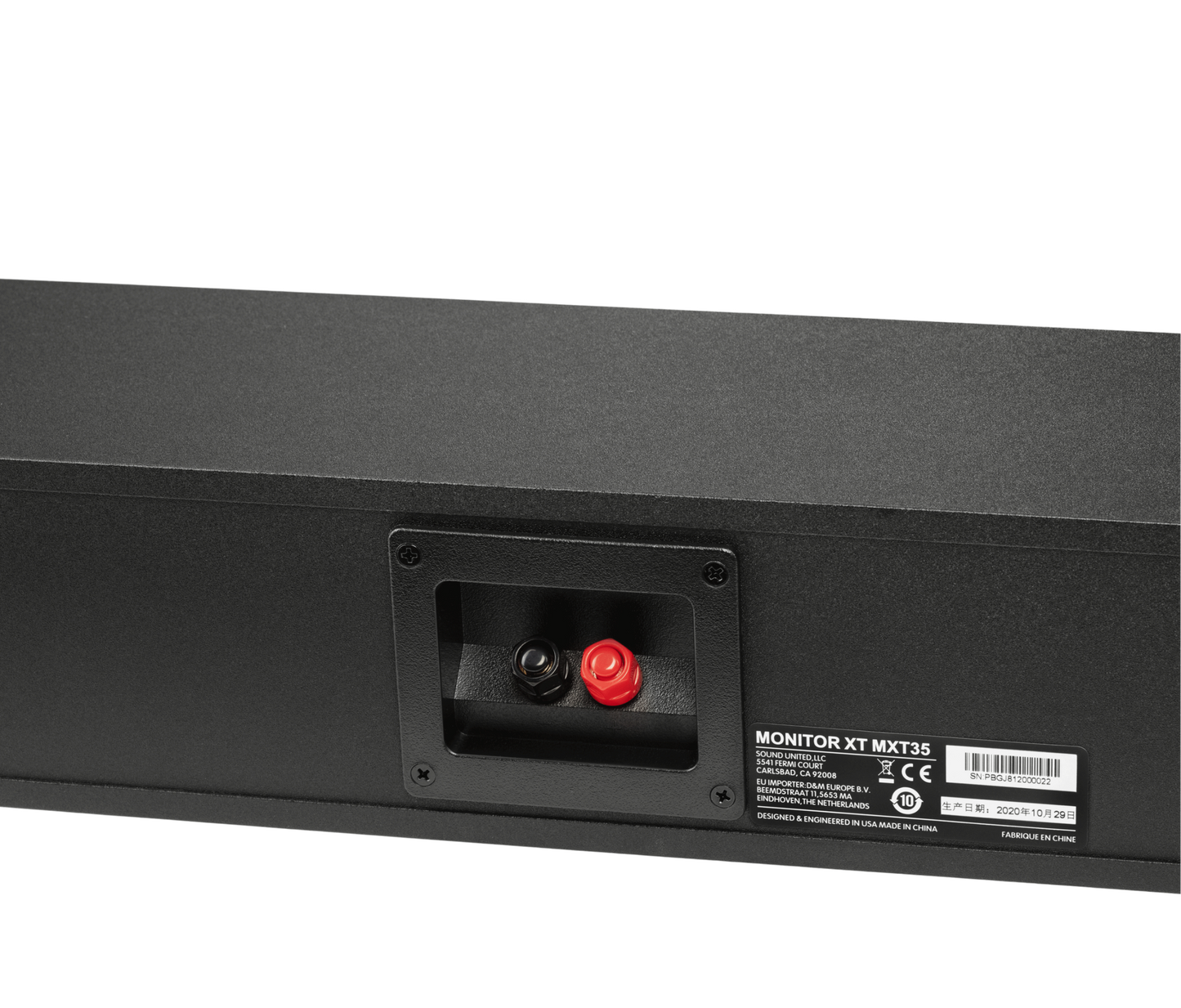 Monitor XT35 High-Resolution Slim Center Channel Speaker