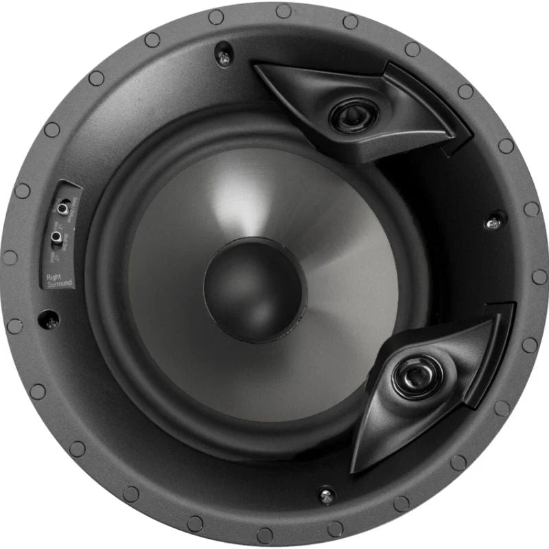 Polk Audio Vs80 F/x-rt In Ceiling Speaker 2 Way Round Surround Speaker(pairs)