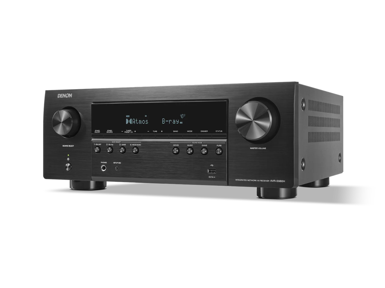 Denon AVR-S980H 7.2-Channel Network A/V Receiver