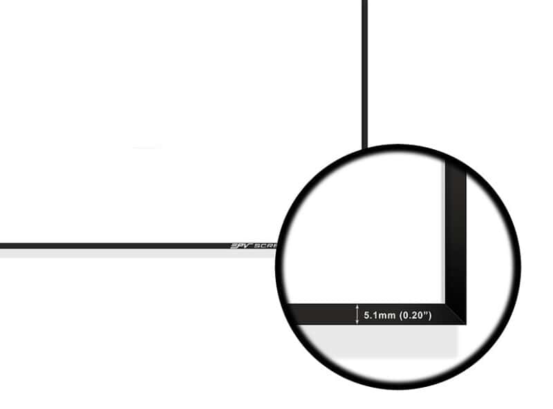 Elite Screens Prime Vision ISF eFinity EF100WH2-ISF (EDGE FREE) Fixed Frame Projector Screen1 00" (16:9)