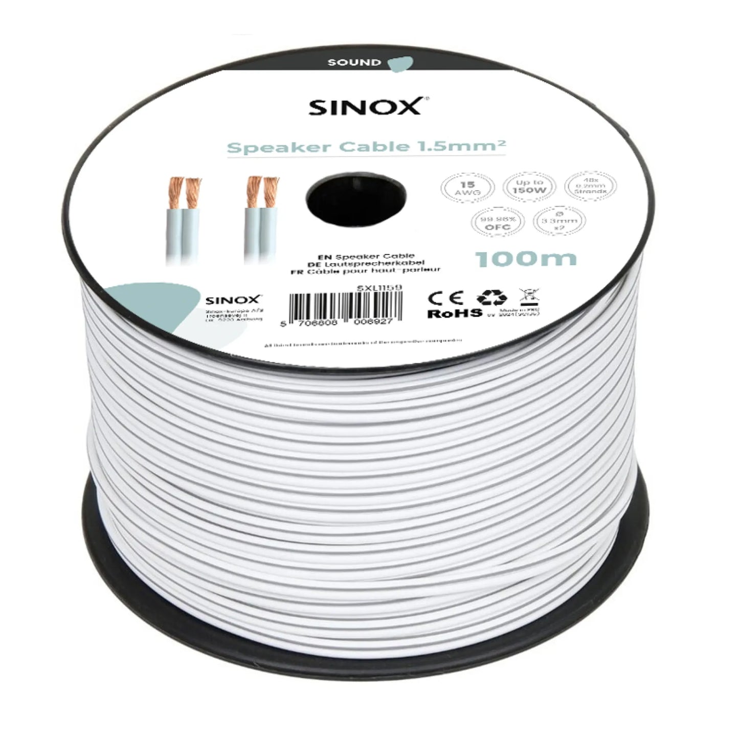 SinoxPlus SXL1259 speaker cable