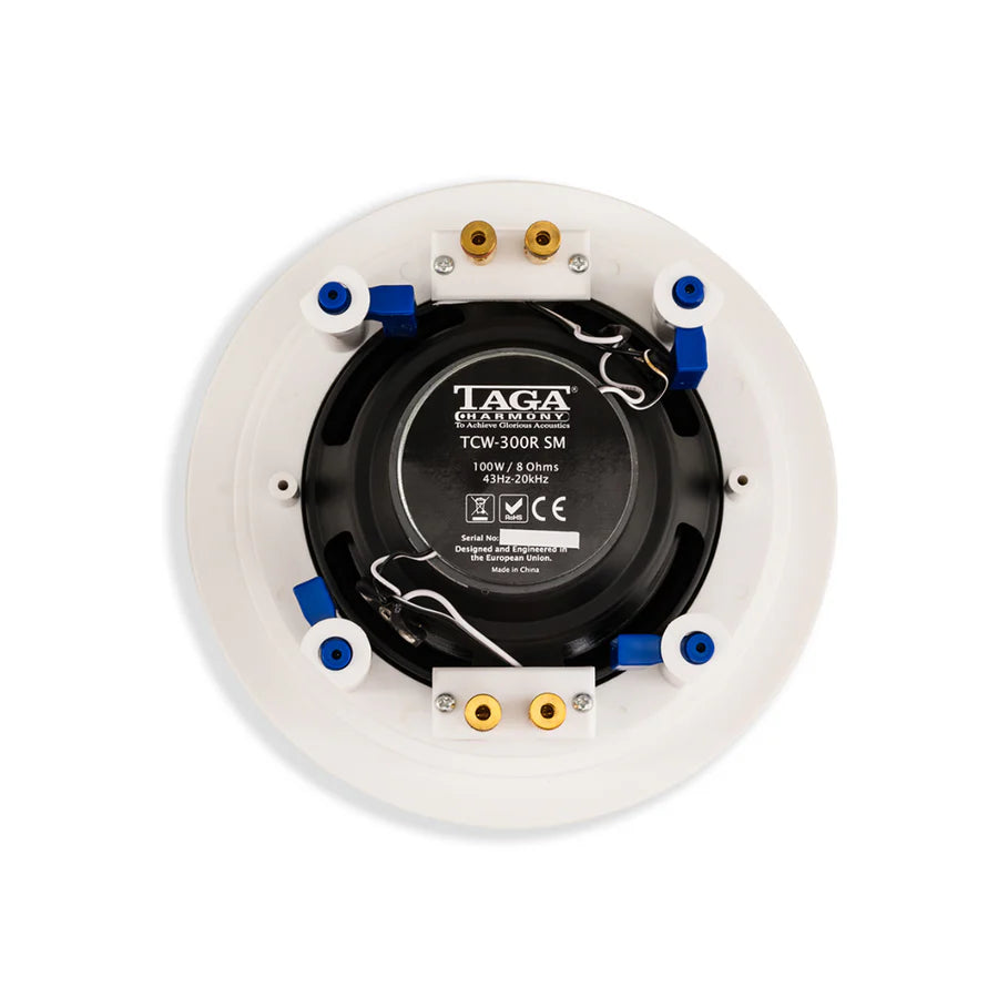 Taga Harmony TCW-300R SM In-Ceiling /In-Wall Speaker (Pair)