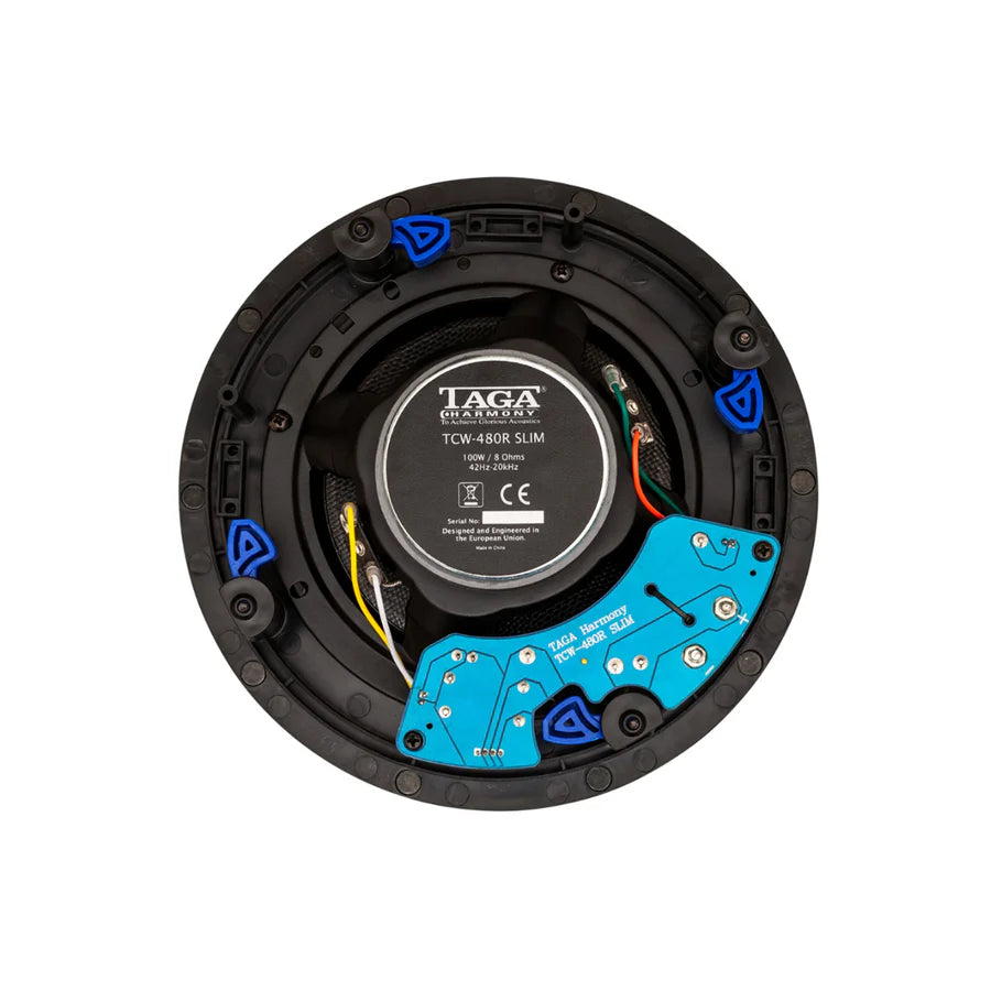 Taga Harmony TCW-480R Slim In-Ceiling /In-Wall Speaker (Pair)