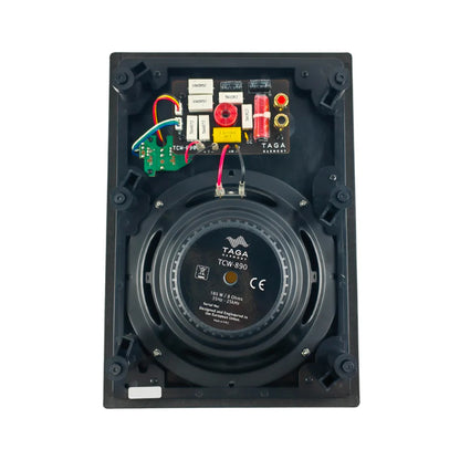 Taga Harmony TCW-890 - 8 Inches 2-Way In-Wall Speaker (Pair)