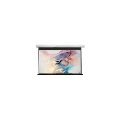 Elite Screens SKT84XHW-E12 Saker Premium - 84 Inches Tab Tension Max White 16:9 Motorised Projection Screen