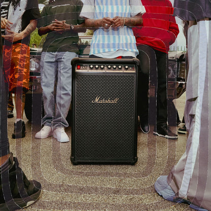 Marshall BROMLEY 750 442W Bluetooth Party Speaker (Integrated Stage Lights, Stereo Channel, Black & Brass)