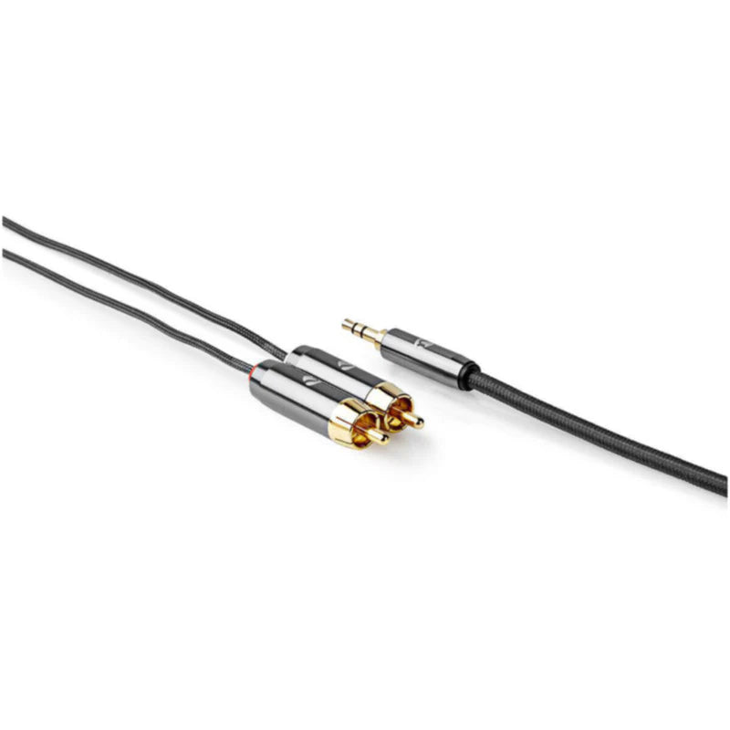 Nedis Stereo Audio Cable 3.5 mm Male - 2x RCA Male - Gold Plated - 2.00 m