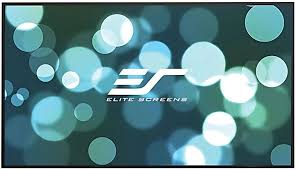 Elite Screens AR200WH2 Aeon Series - 200 Inches CineWhite Edge Free/Edgeless Fixed Frame Projection Screen