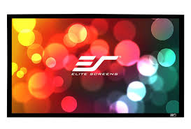Elite Screens 200" SableFrame Home Theater Fixed Frame Front Projection Screen (ER200WH1)