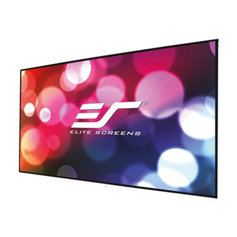 Elite Screens AR92DHD3 - 92 Inches Edge Free/Edgeless Cingrey 3D Ambient Light Rejection 3D 4K/8K UHD Fixed Frame Home Theatre Projection Screen - (16:9)
