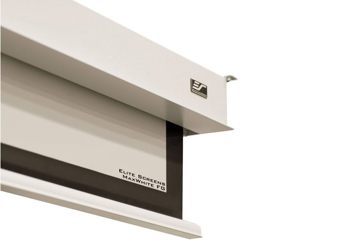 Elite Screens Electric Motorized In-Ceiling Projector Screen Evanesce B Series