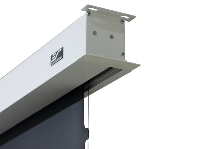Elite Screens In-Ceiling recessed projection screen Evanesce Tab-Tension B Series
