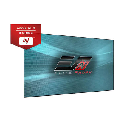 Elite Screens AR100DHD5 - 100 Inches Aeon Edge Free/ Edgeless 5D Cine Grey Ambient Light Rejection (ALR) 4K/8K UHD Fixed Frame Home Theatre Projection Screen (16:9)