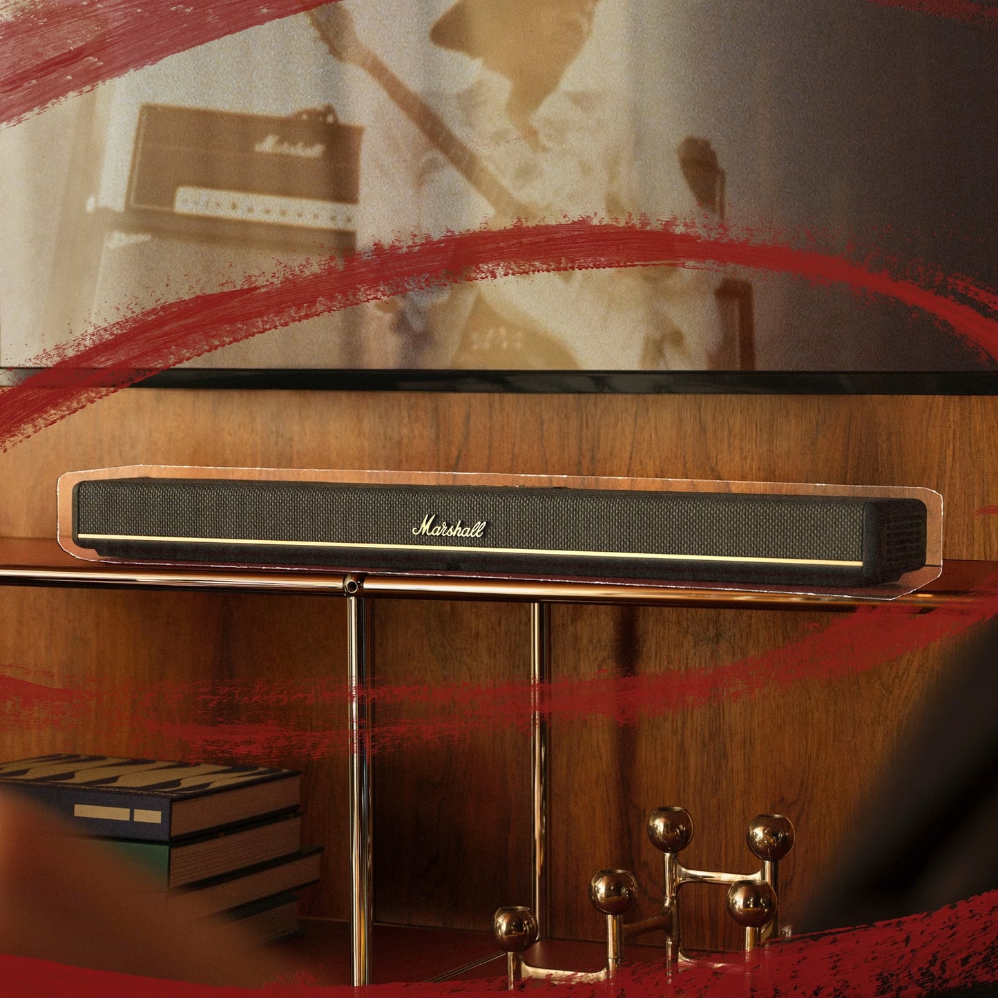 Marshall Heston 60 Soundbar with Dolby Atmos & DTS:X (Black)