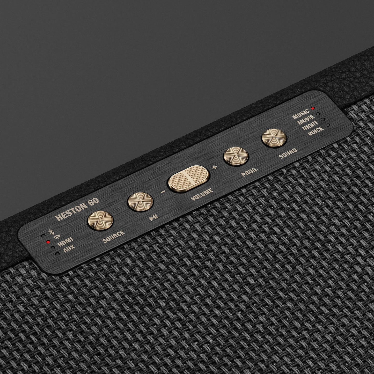 Marshall Heston 60 Soundbar with Dolby Atmos & DTS:X (Black)