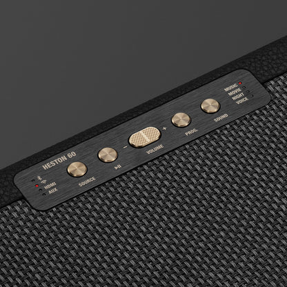 Marshall Heston 60 Soundbar with Dolby Atmos & DTS:X (Black)