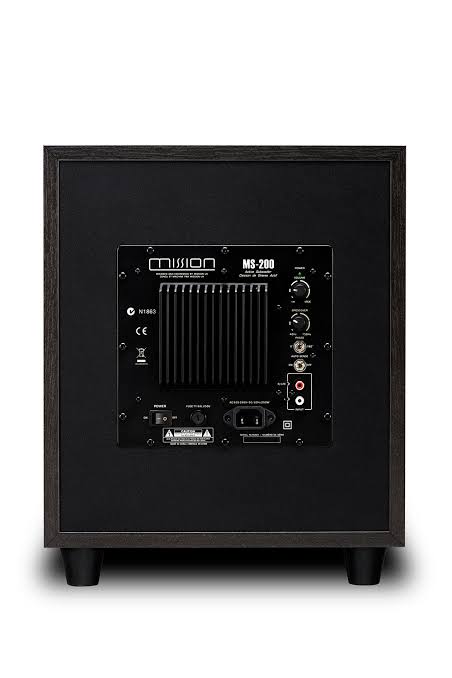 Mission MS-200- Active Subwoofer - Black