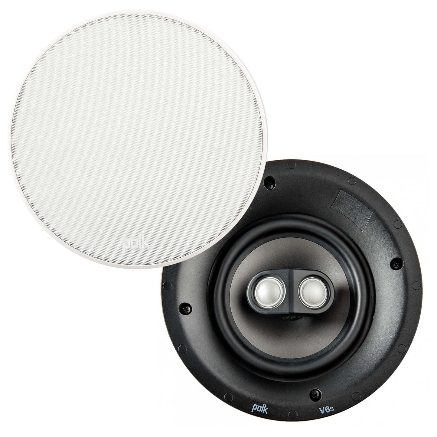 Polk Audio V6s High Performance V Series Stereo And Surround Sound In Ceiling Speaker(each)