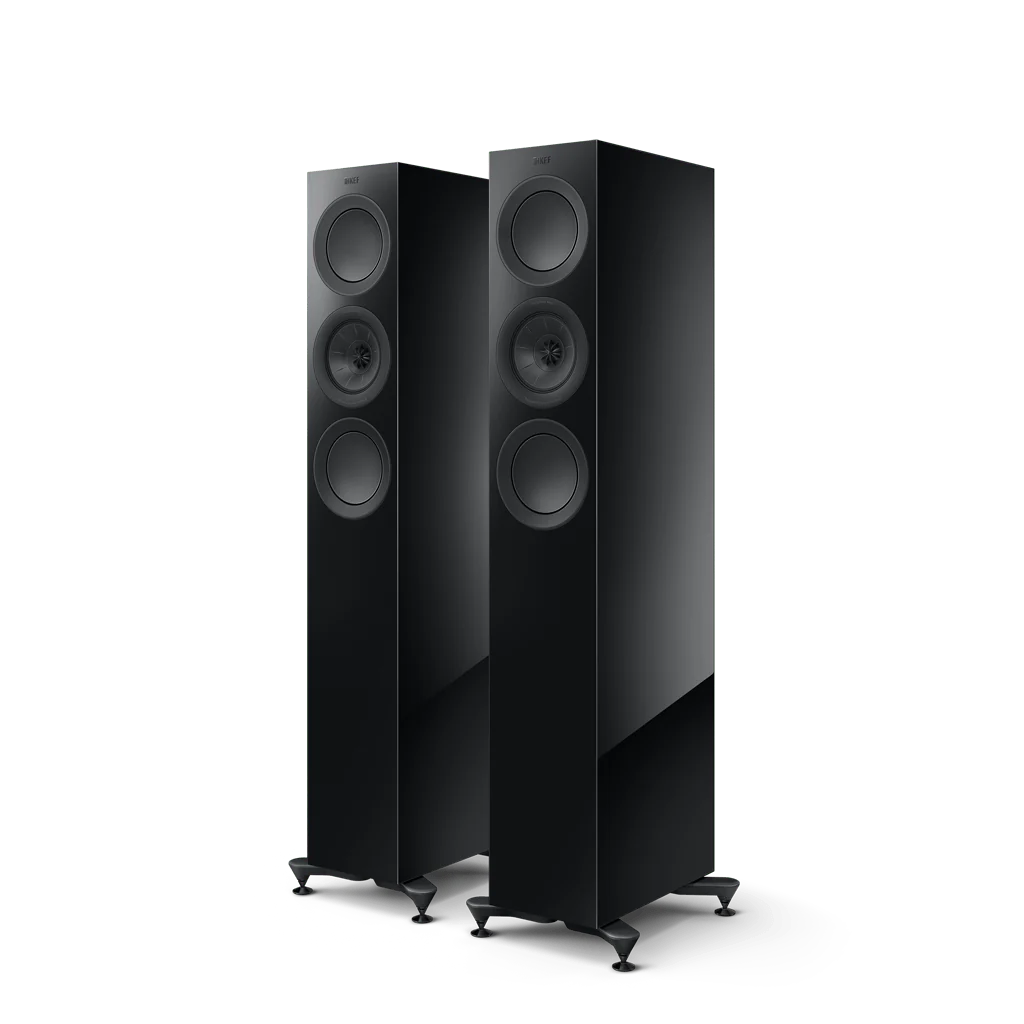 KEF R5 Meta Black Floor Standing Speakers (Pair)
