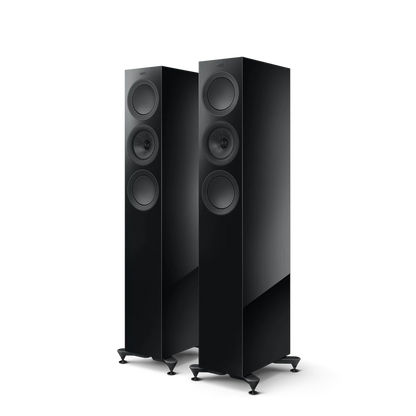 KEF R5 Meta Black Floor Standing Speakers (Pair)