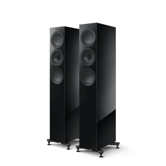 KEF R5 Meta Black Floor Standing Speakers (Pair)