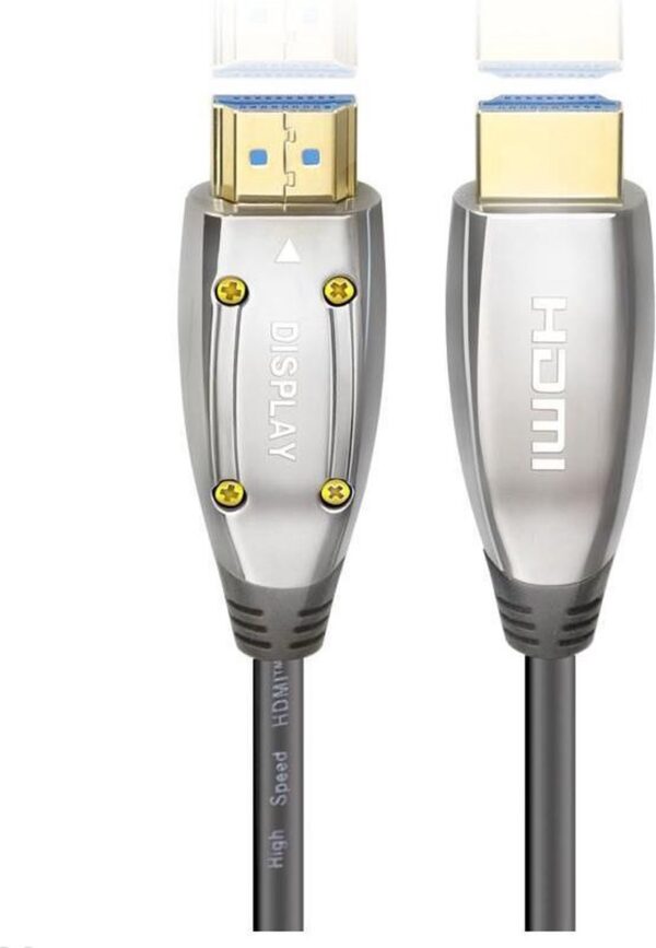 Sinox HDMI High Speed+Ethernet Cable, Fibre Optic Ultra HD, HDR 4K@60Hz 10m