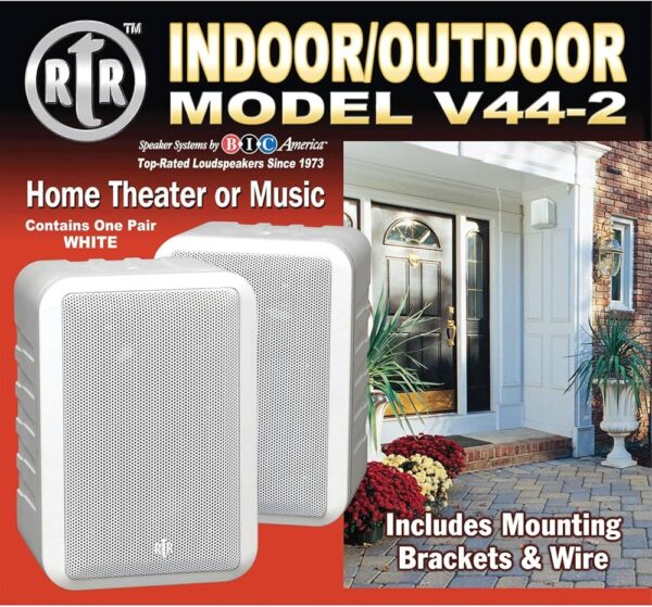 BIC America RtR V44-2 ? 3-Way Indoor/Outdoor Speakers (Pair)