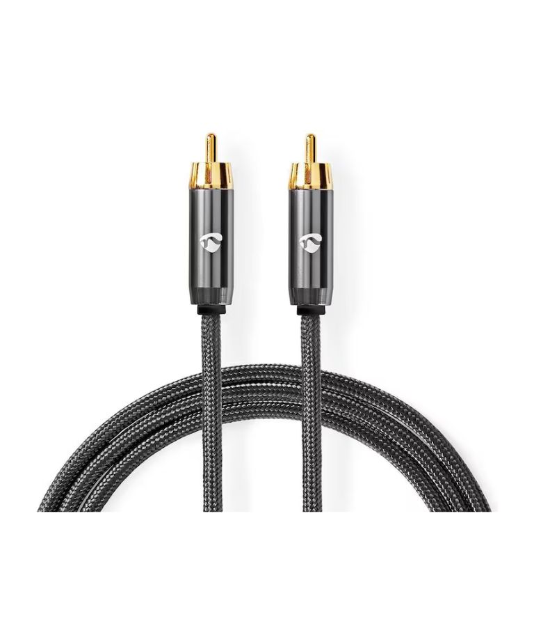 Nedis Subwoofer Cable | RCA | Gold-plated 5.0m