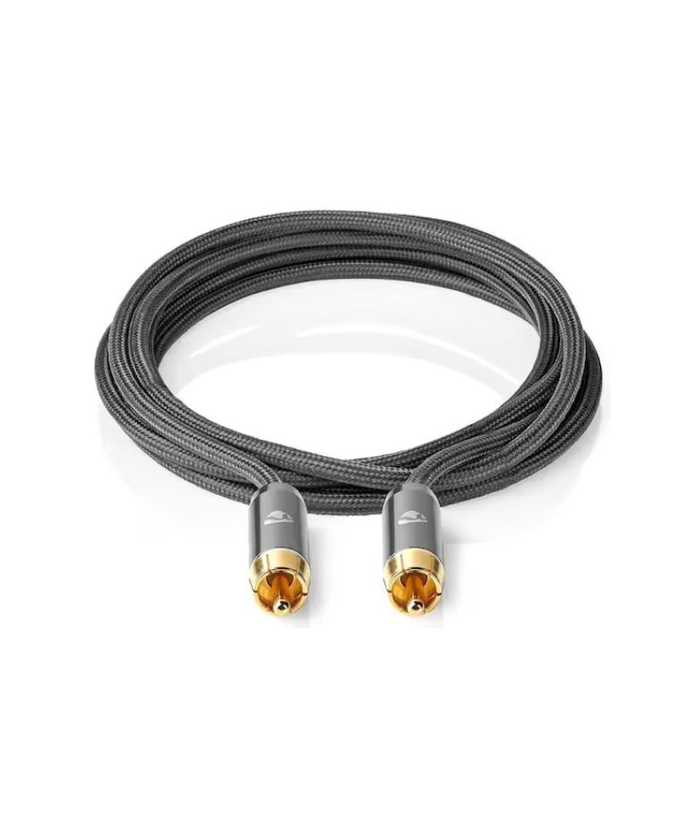 Nedis Subwoofer Cable | RCA | Gold-plated 5.0m