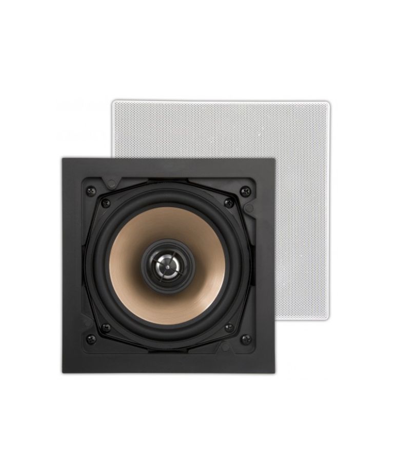 Artsound HPSQ525, happi, 2-way inwall LS, square, 10-100W, white (2pc) price per Pair