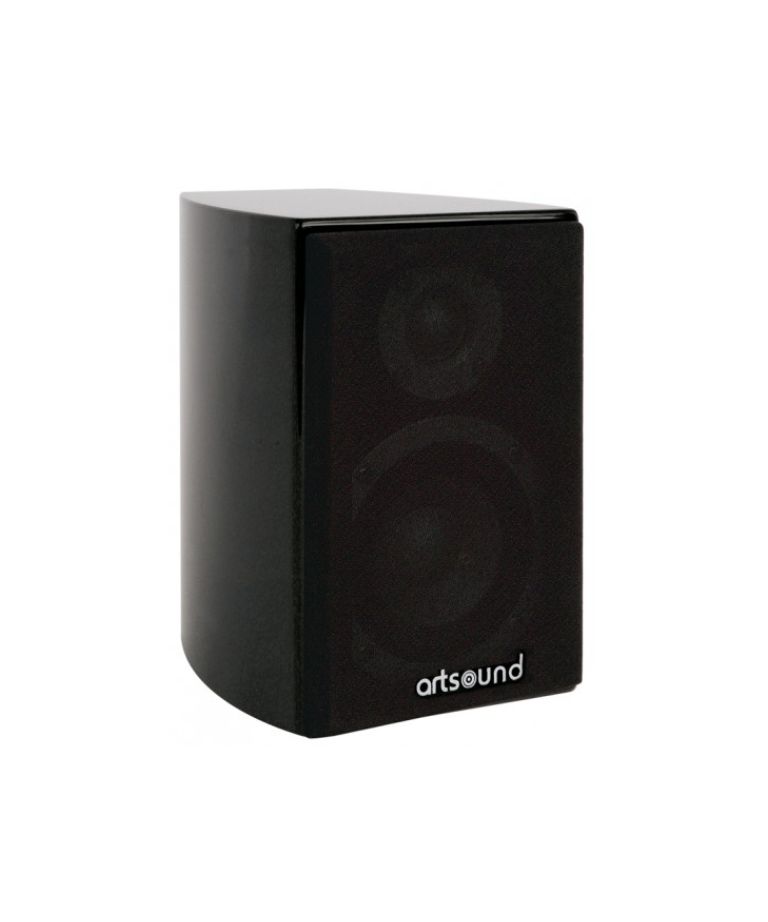 Artsound AS350, 2-way onwall design LS, 110W, black highgloss (2pc) price per Pair